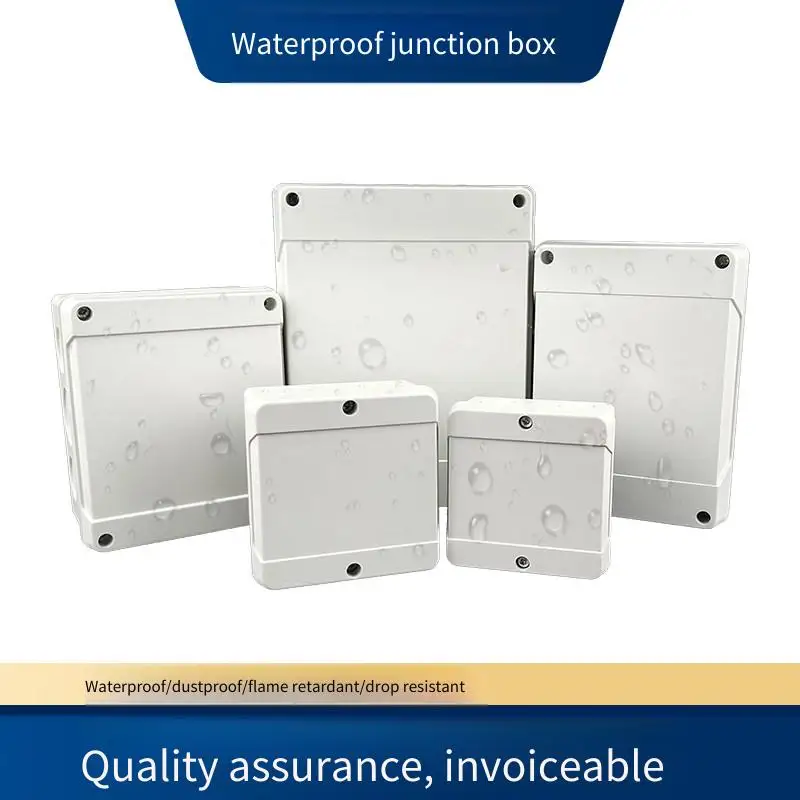 Outdoor Junction Box Polycarbonate Terminal Box Waterproof Junction Box D9025 Outdoor Plastic Sealing Box K9060Z