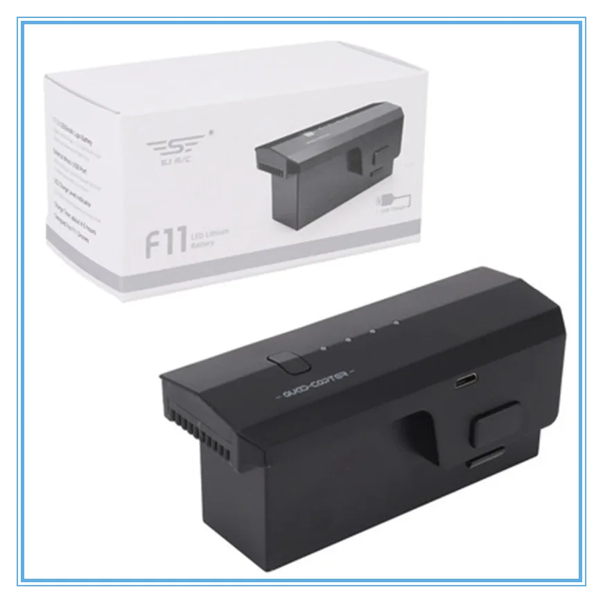 Replacement Intelligent Flight Battery for SJRC F11S Pro Drone High Capacity Stable Output Spare Repair Accessories