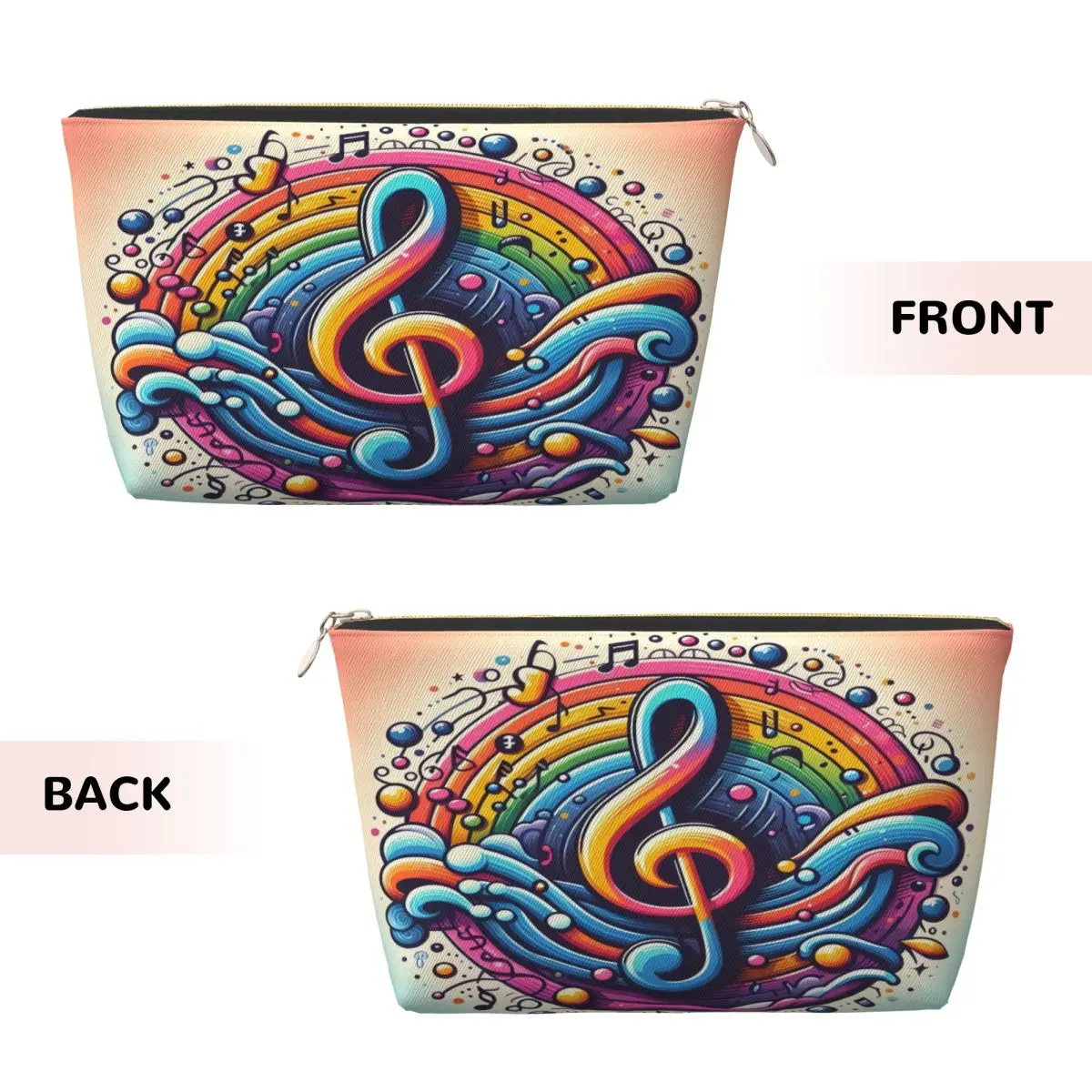 Custom Piano Keyboard Musical Notes Toiletry Bag for Women Cosmetic Makeup Organizer Lady Beauty Storage Dopp Kit Box