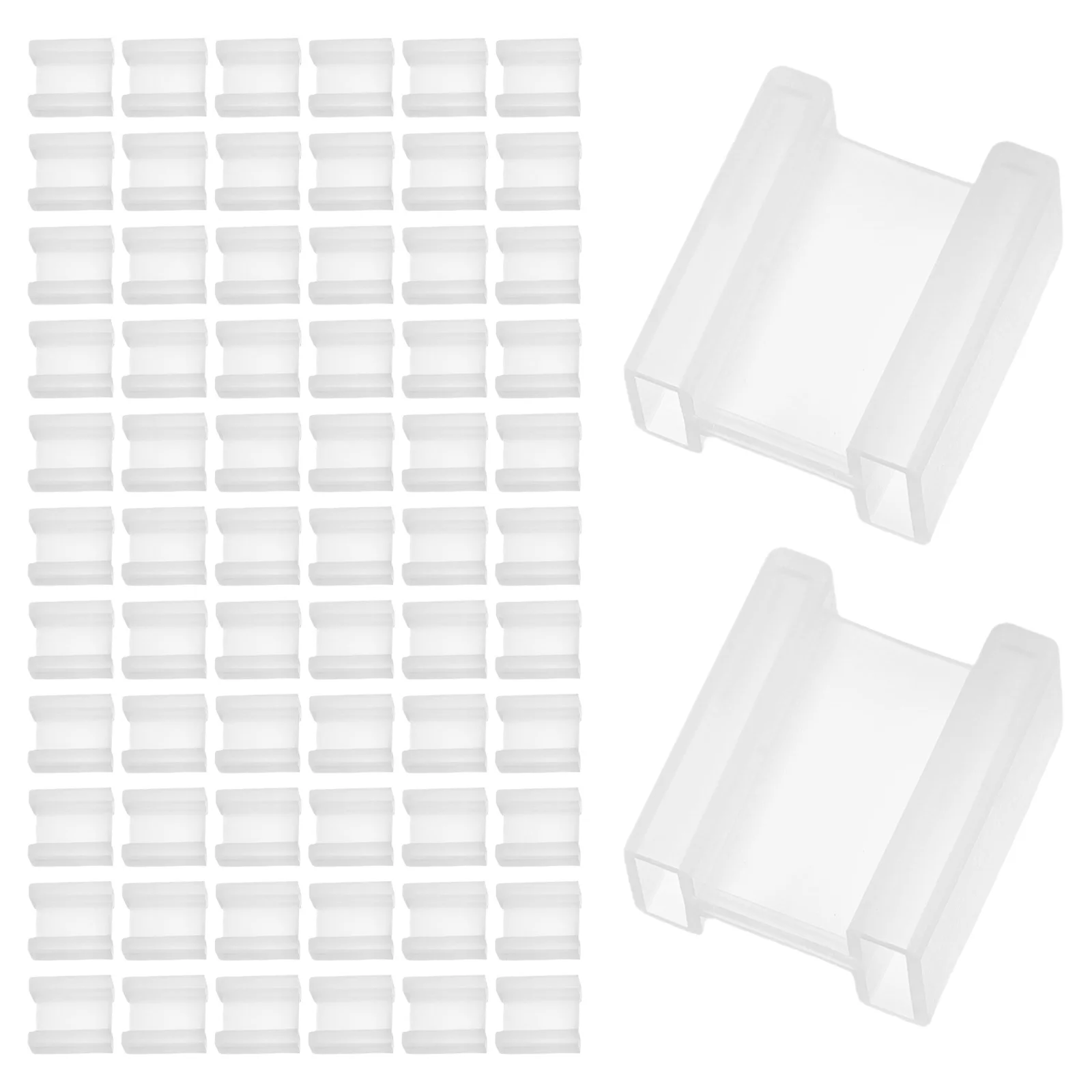 

100Pcs Plug Foot Protector Power Plug Shield Cover Electrical Outlet Cap Socket Protector Safety Cover for Home Office
