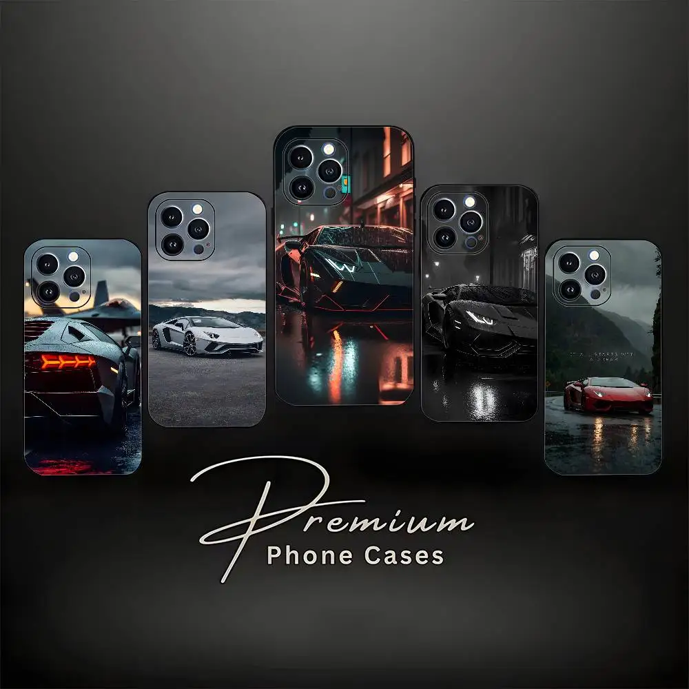 

Cars-L-Lamborghinis-S Phone Case For iPhone 17,16,15,14,13,12,11 ,Pro Max,XS,X,XR,SE,Mini,8,7,Soft Silicone Black Cover