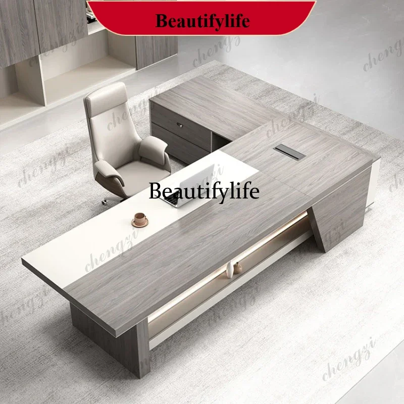 N178 Drawer Designer Office Table Base Chair Asthetic Wooden Storage Office Desks Gaming Study Writing Mesa Gamer