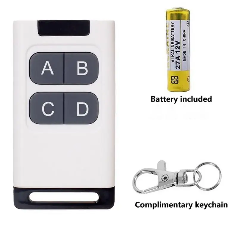 Garage Door Remote Control Duplicator 433MHz Multi-Frequency Code Grabber Clone Gate Key Fob Commands Hand Transmitter