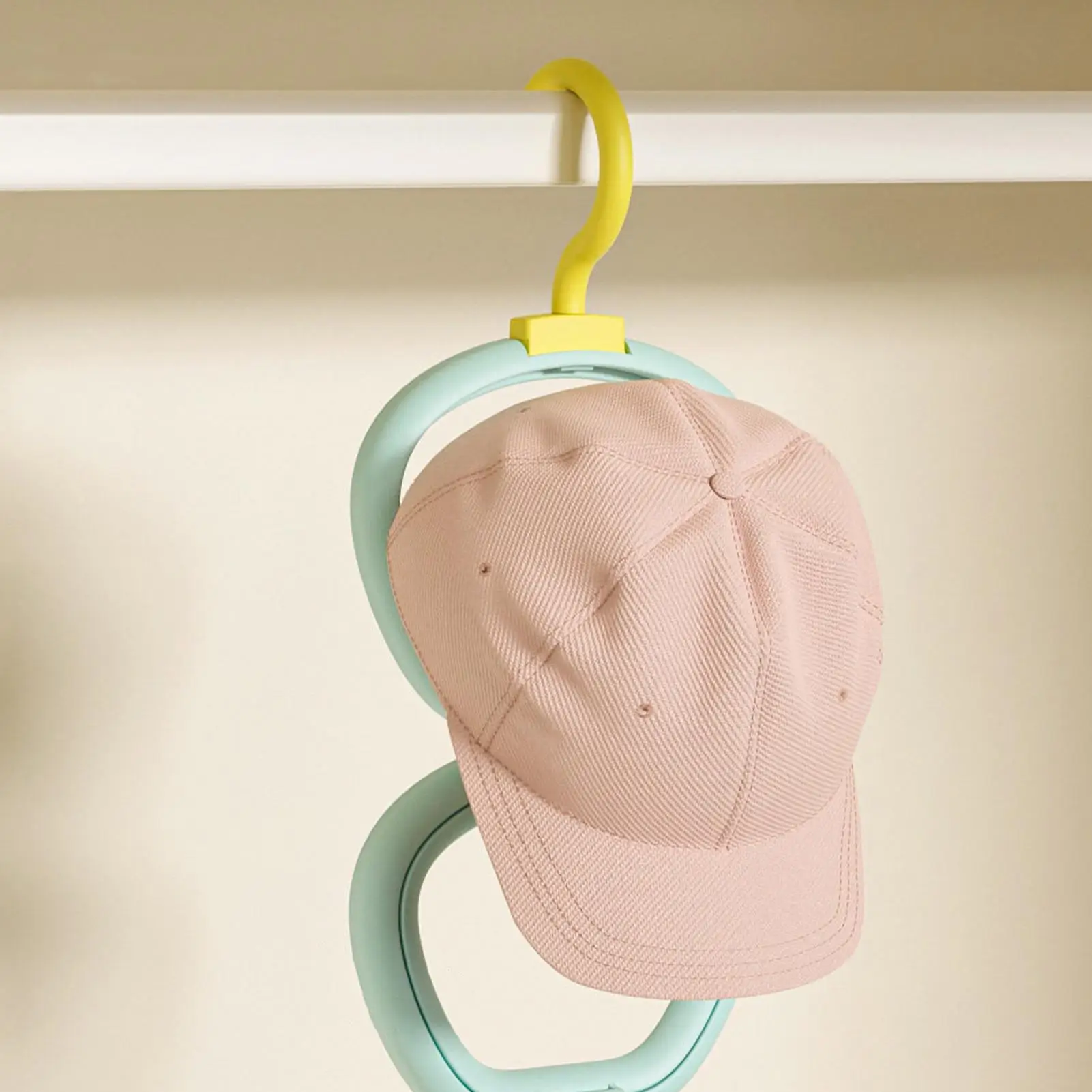 Hat Organizer Storage Rack Hat Rack Hook Scarf Bag Baseball Cap Rack Organizer Storage Door Hanger Storage for Closet Bedroom view 3