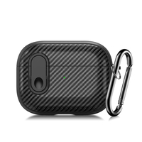 Carbon fibre Switch Lock Bluetooth Earphone Case For Airpods Pro Luxury Charging Box Protective Cover For Airpods 2 3 2021 Pro 2