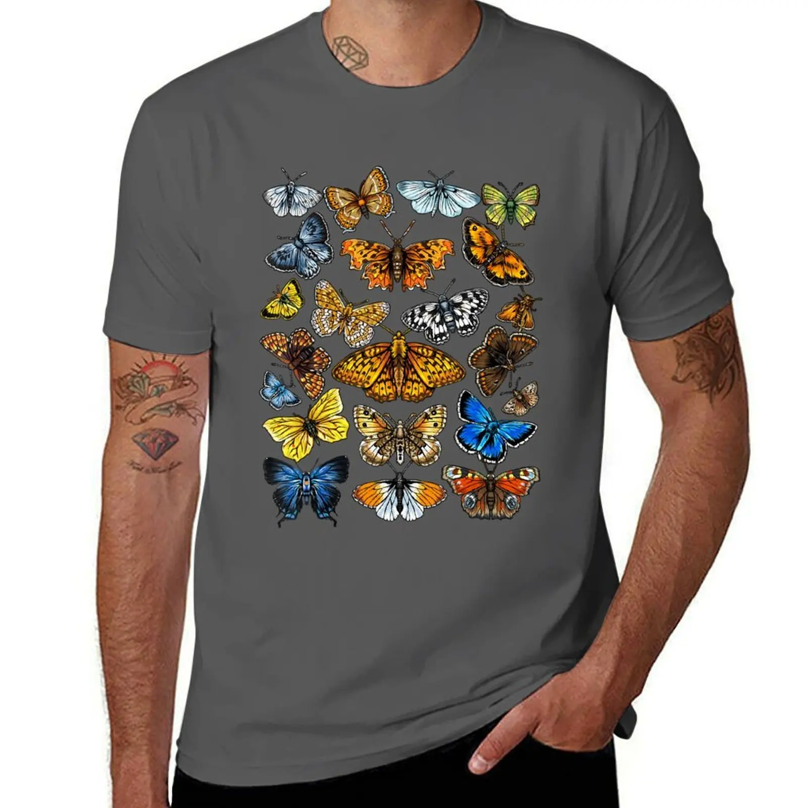 

Butterfly For Kids Butterfly Lover Collection T-Shirt g man t shirts for men t shirts cotton 100% T-Shirt