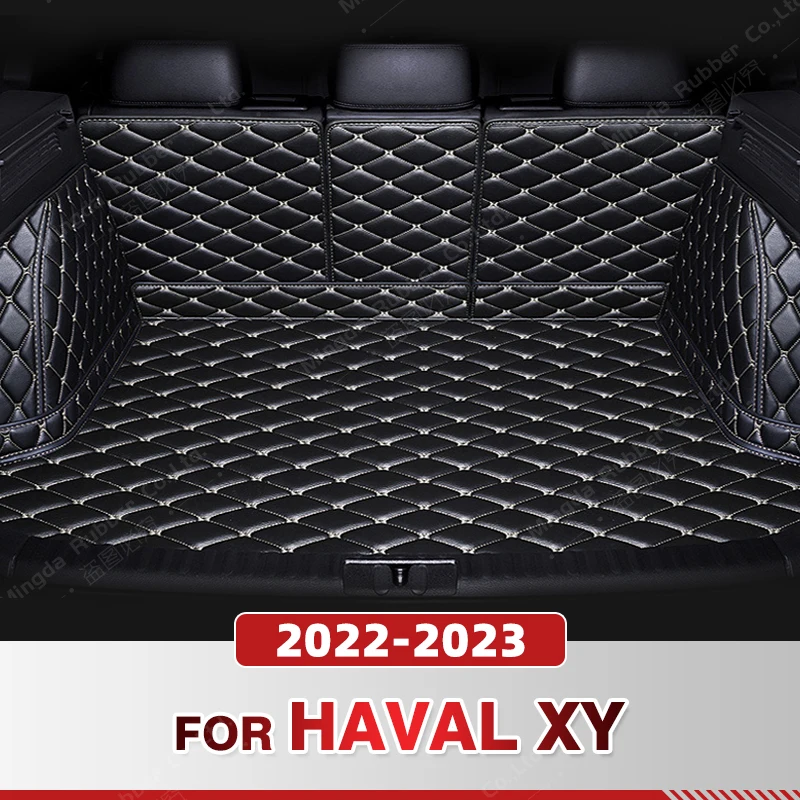 

Автомобильный коврик для багажника с полным покрытием для HAVAL XY 2022 2023, автомобильная Накладка для багажника, подкладка для груза, защитные аксессуары для интерьера