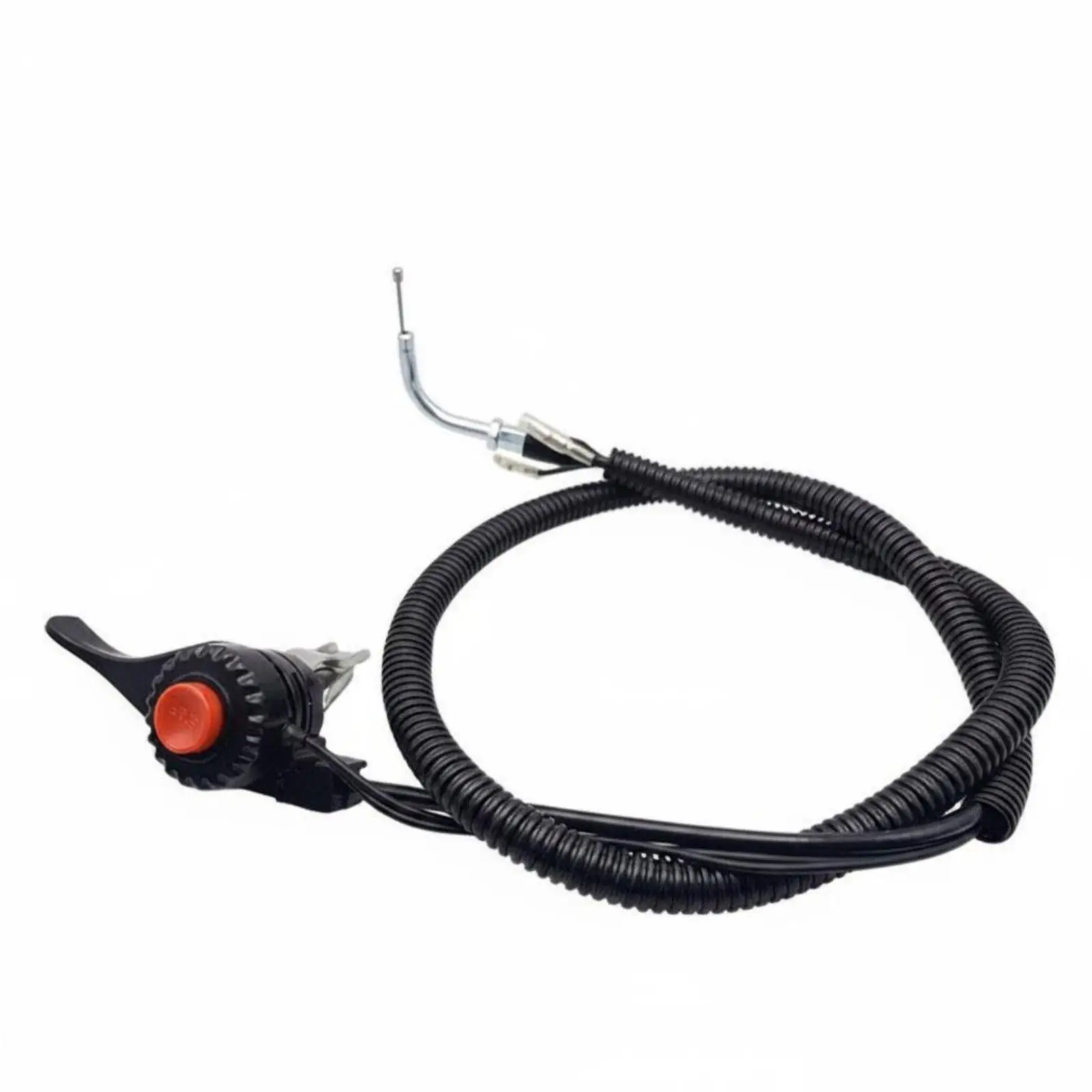 Tiller Throttle Cable Assembly with Stop Switch for 142F 144F Engine Walk Behind Cultivator Handle 102mm