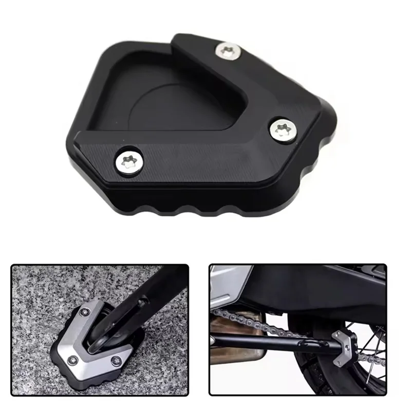 オートバイキックスタンド延長足サイドスタンドパッドサポートプレート拡大スタンド CFMOTO 700MT 700 MT MT700 2024 2025-A42R
