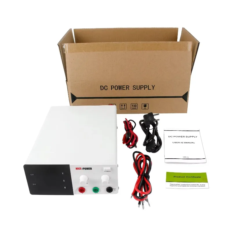 Power R-SPS3020 Fuente de alimentación variable de CC de conmutación ajustable de cuatro digitales de alta precisión 30V 20A