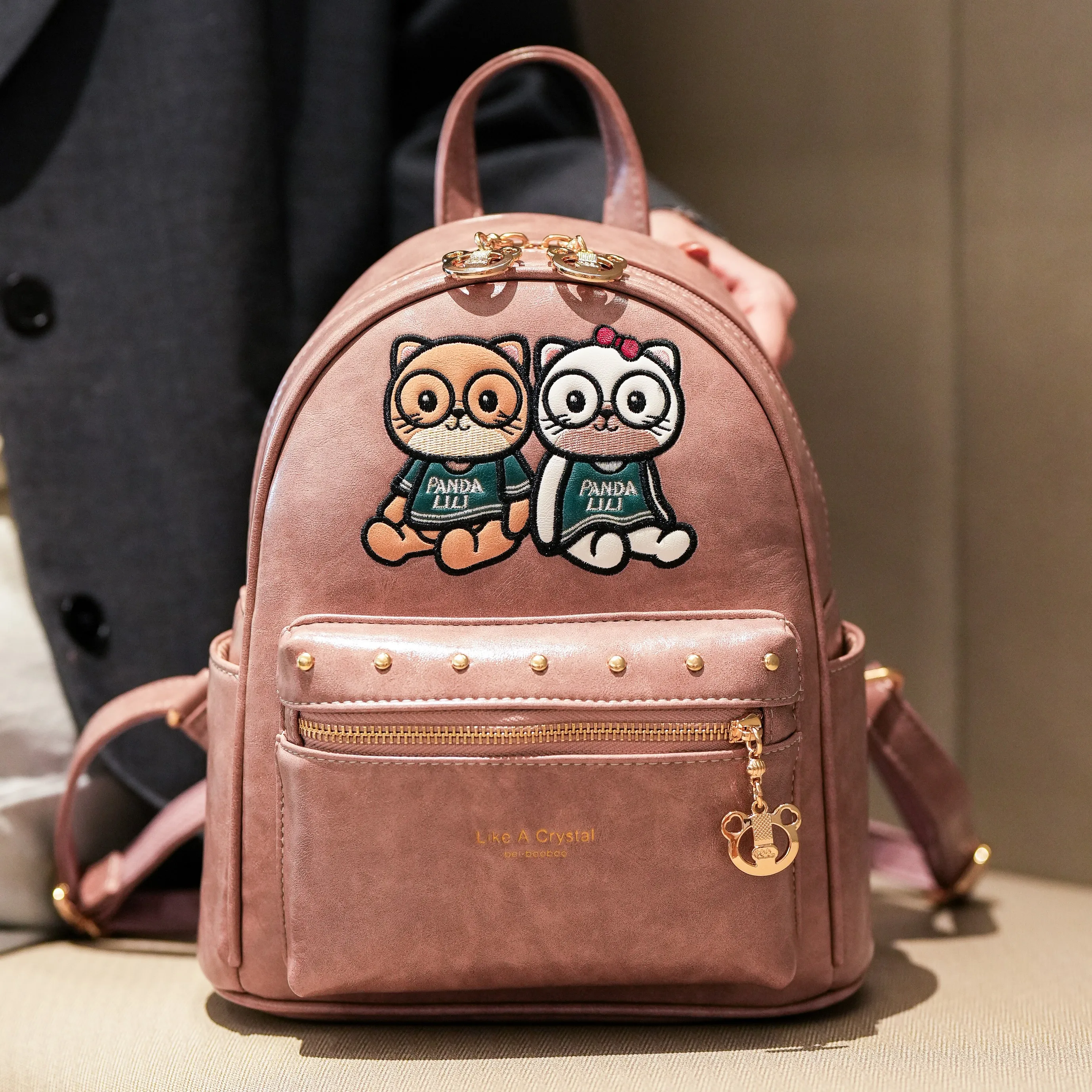 حقيبة ظهر عصرية للسفر والترفيه في الهواء الطلق ذات سعة كبيرة حقيبة ظهر مطرزة لطيفة للنساء حقيبة كتف للنساء 2026 جديد