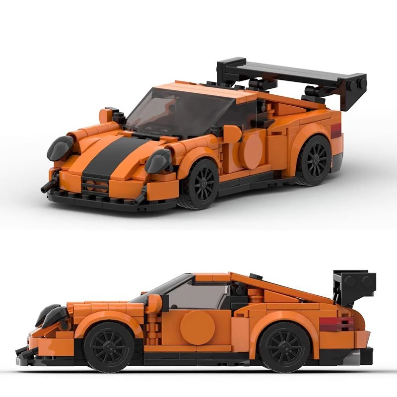 

378 деталей, технический конструктор 911 Super Car, гоночный автомобиль, строительные блоки, игрушка, идеальный подарок для всей семьи