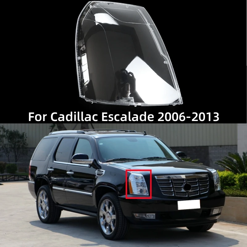 For Cadillac Escalade 2006 2007 2008 2009 2010 2011 2012 2013 Car Accsesories Transparent PC Material Headlight Lens