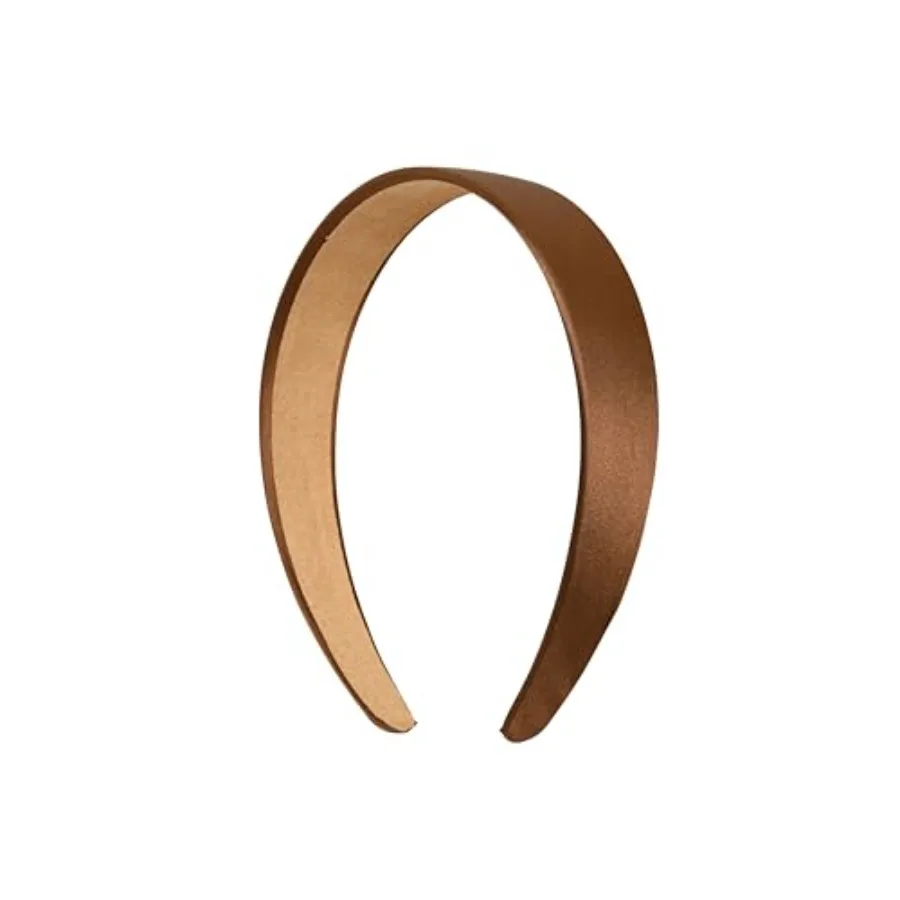 

1.25 Inch Wide Satin Non Slip Hard Headband with No Teeth