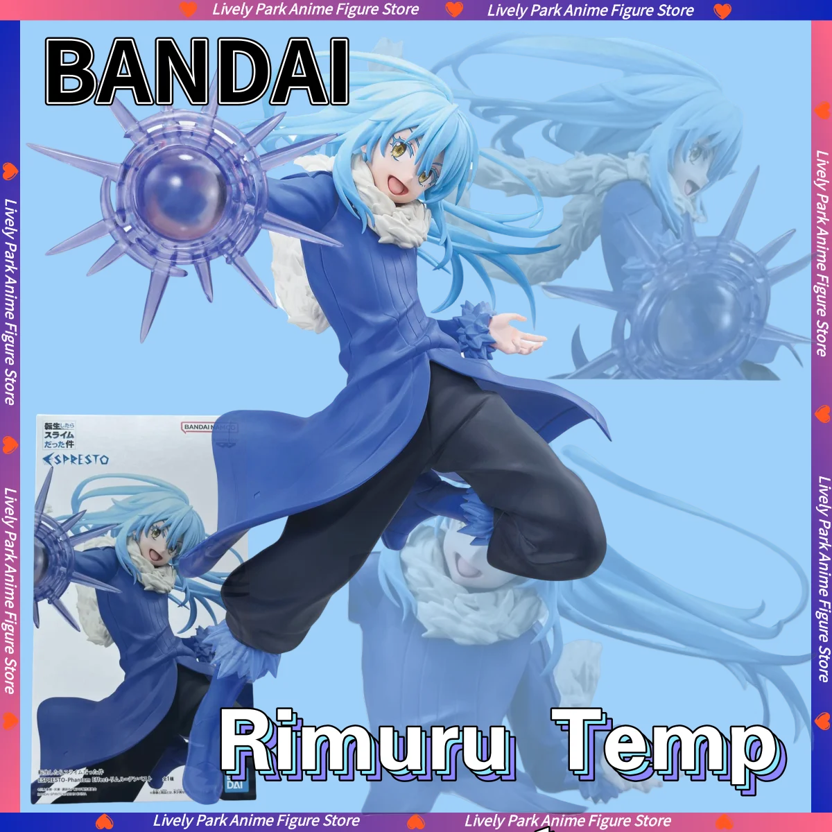 

Оригинальная коробка BANDAI, которая раз я перевоплотился в слизи ESPRESTO-Phantom Effect Rimuru Tempest, экшн-фигурка, модель игрушки, подарки