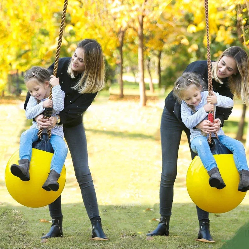 Columpios de pelota inflables para niños, juguetes de Fitness para interiores y exteriores, deportes, ejercicio seguro de llevar, conveniente para entretenimiento