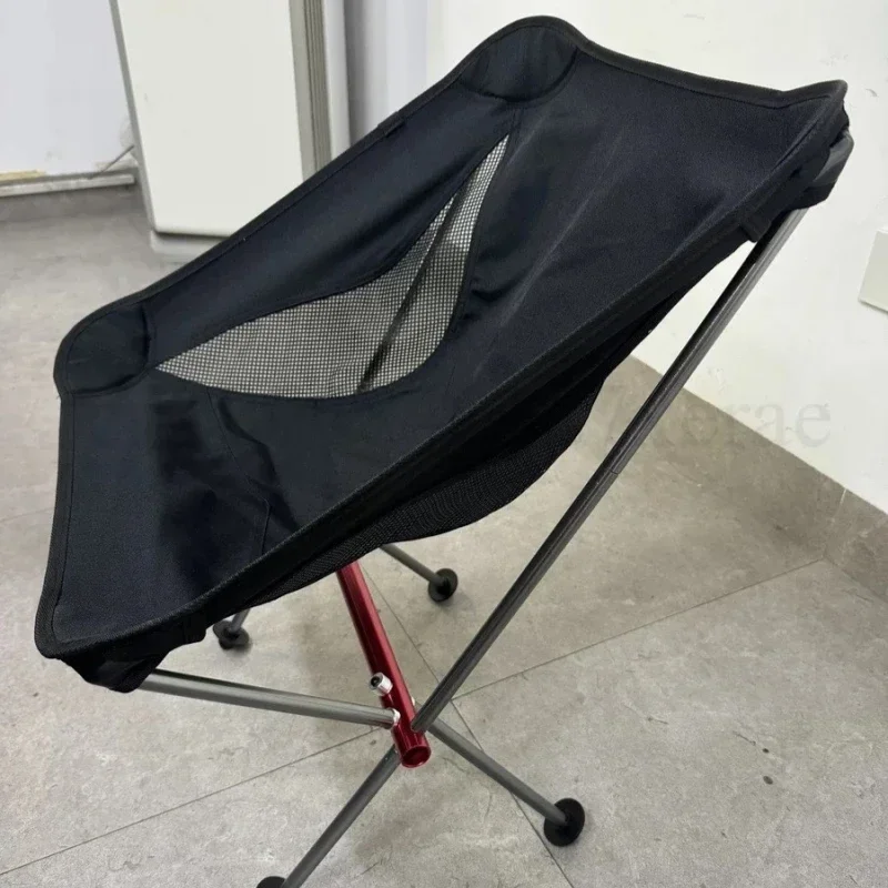 كرسي خارجي من سبائك الألومنيوم 7075 مع مسند ظهر قابل للطي كرسي قمر خفيف للغاية للتخييم والنزهات كرسي محمول وسهل الطي #2