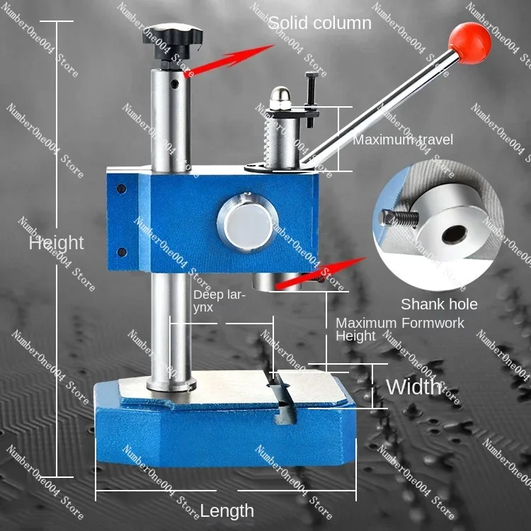 Applicable to J03-0.2/0.3/0.5A small desktop manual punching machine hand beer punching machine