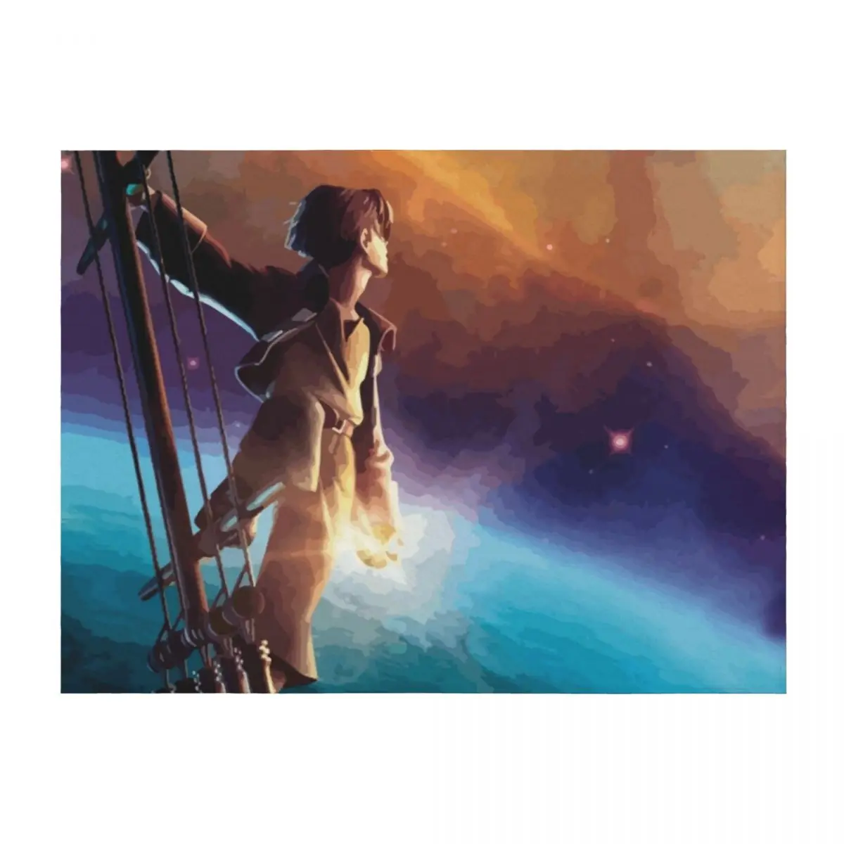 

Treasure Planet Throw Blanket Personalized Gift wednesday Bed Plaid on the sofa Blankets