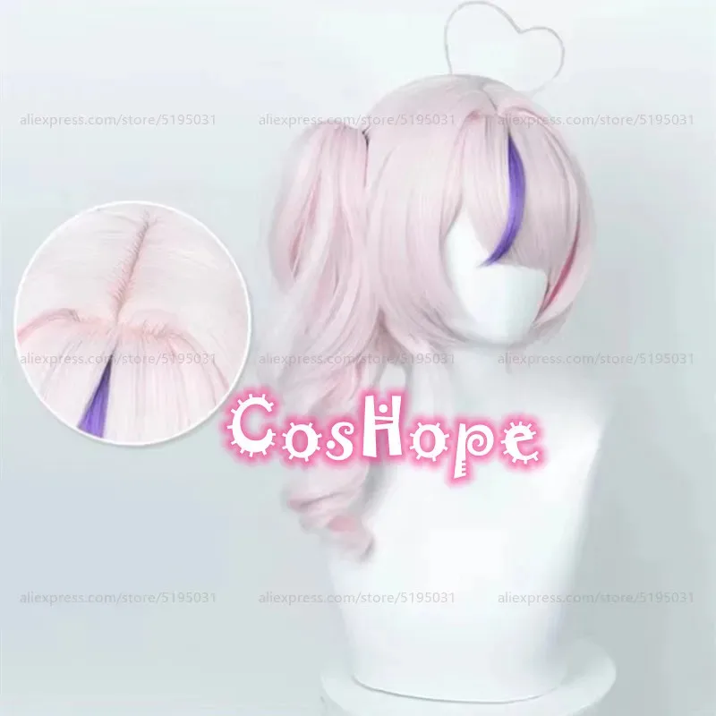 فيفي 2025 ماريا ماريونيت مع ذيل حصان الوردي تأثيري أنيمي شعر مستعار مقاومة للحرارة بيروكات صناعية هالوين #3