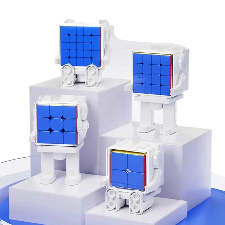 Cube Robot 2x2 3x3 4x4 5x5, Cube magique Moyu pour salle de classe, Cubes magnétiques pour débutants, bricolage, Puzzle professionnel, jouets, cadeau pour enfants