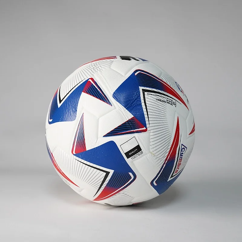 工場卸売標準サイズPUサッカーボール 大人用 カスタムロゴ スポーツトレーニング 公式試合