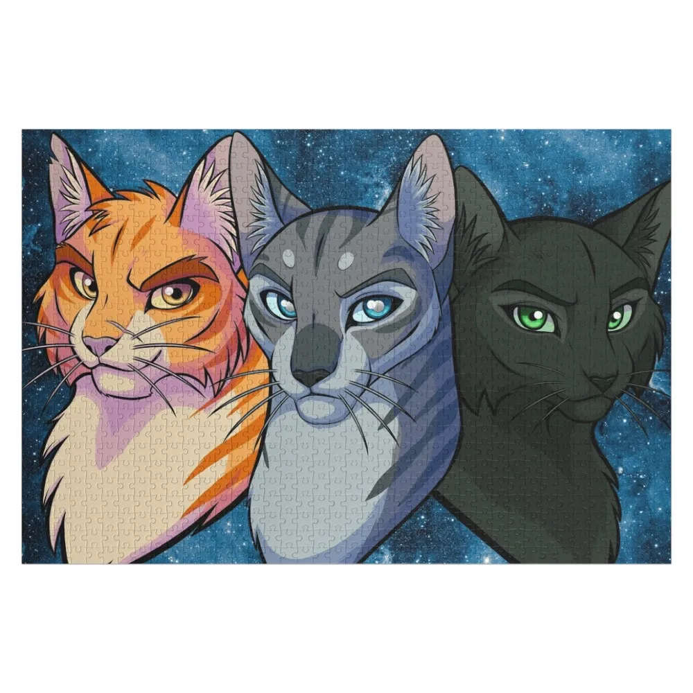 

The Three Jigsaw Puzzle Works Of Art Wooden Animal Wooden Jigsaws For Adults Puzzle