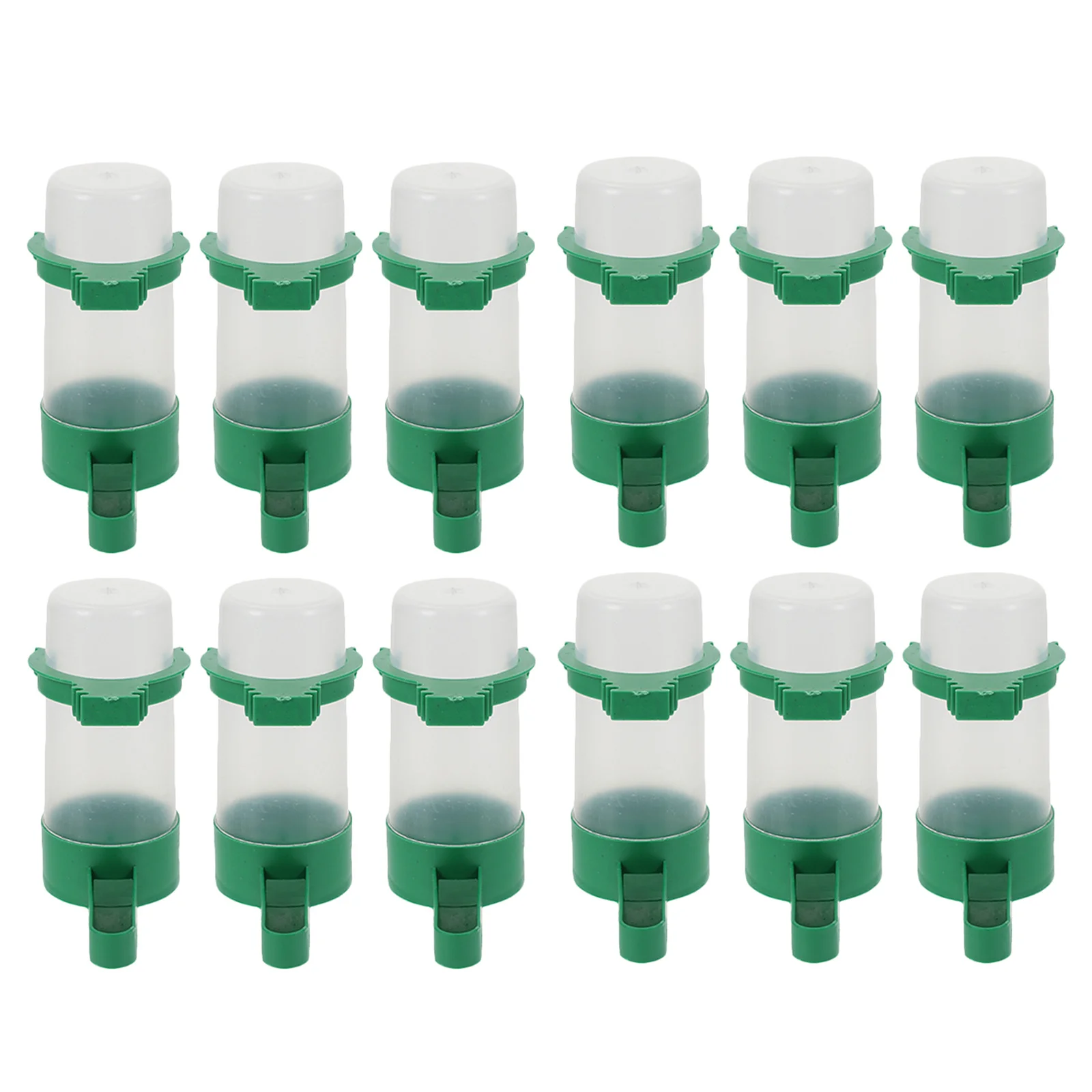 18 قطعة موزع مياه الببغاء الأوتوماتيكي قفص الطيور وعاء مياه مقاوم للانسكاب الشرب المغذية لموزع الطيور الببغاء