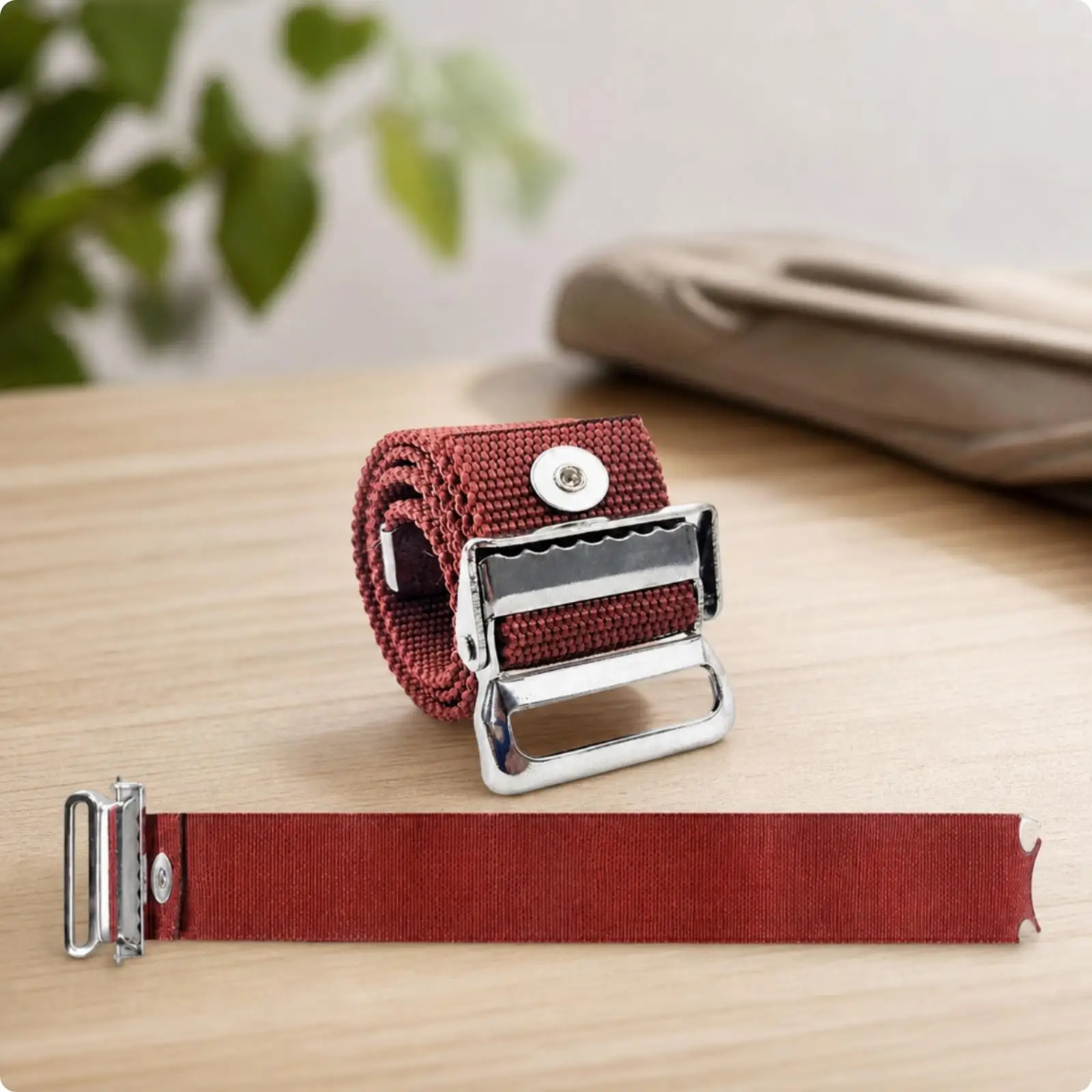 Stilt Leg Strap Replacement Adjustable Nylon Webbing Strap with Alloy Buckle for Construction Painting Support