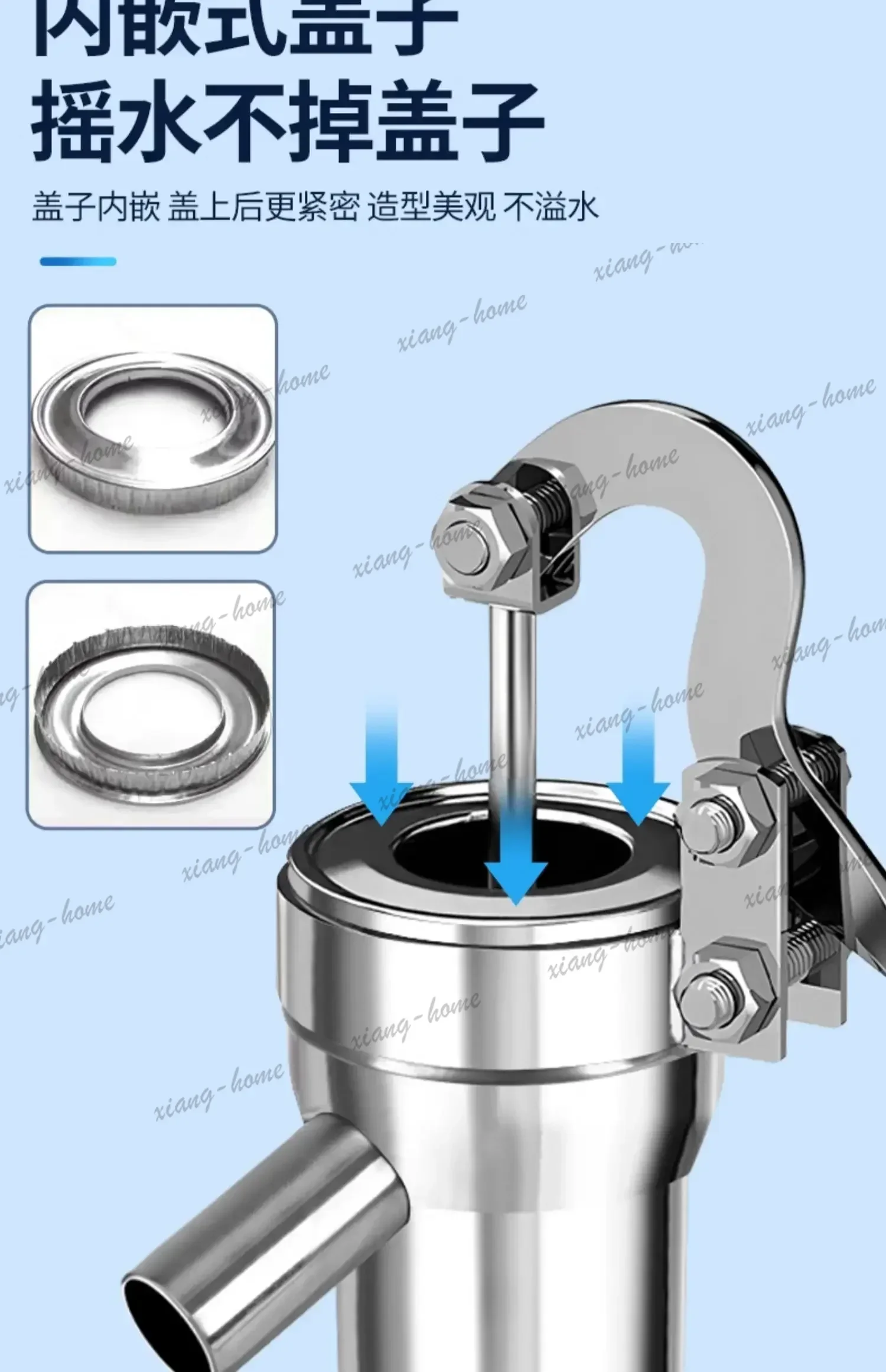 FG  old-fashioned pressurized well head hand pump old-fashioned rural pressurized well manual hand pump big head