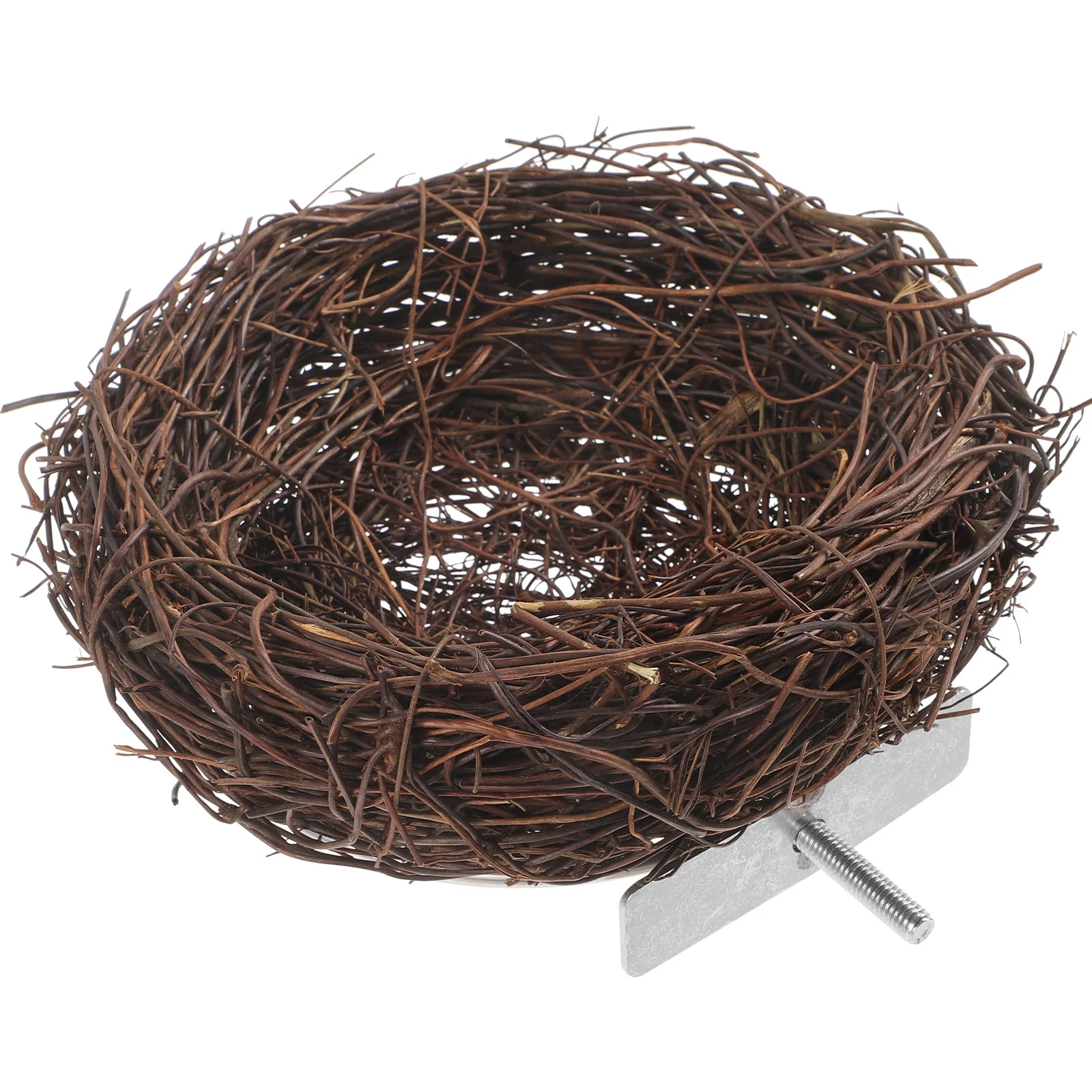 

Bird Nest Rattan Woven Parrot Breeding Nest Handwoven Bird Sleeping Bed Durable Warm House for Small Birds Garden Porch Decor