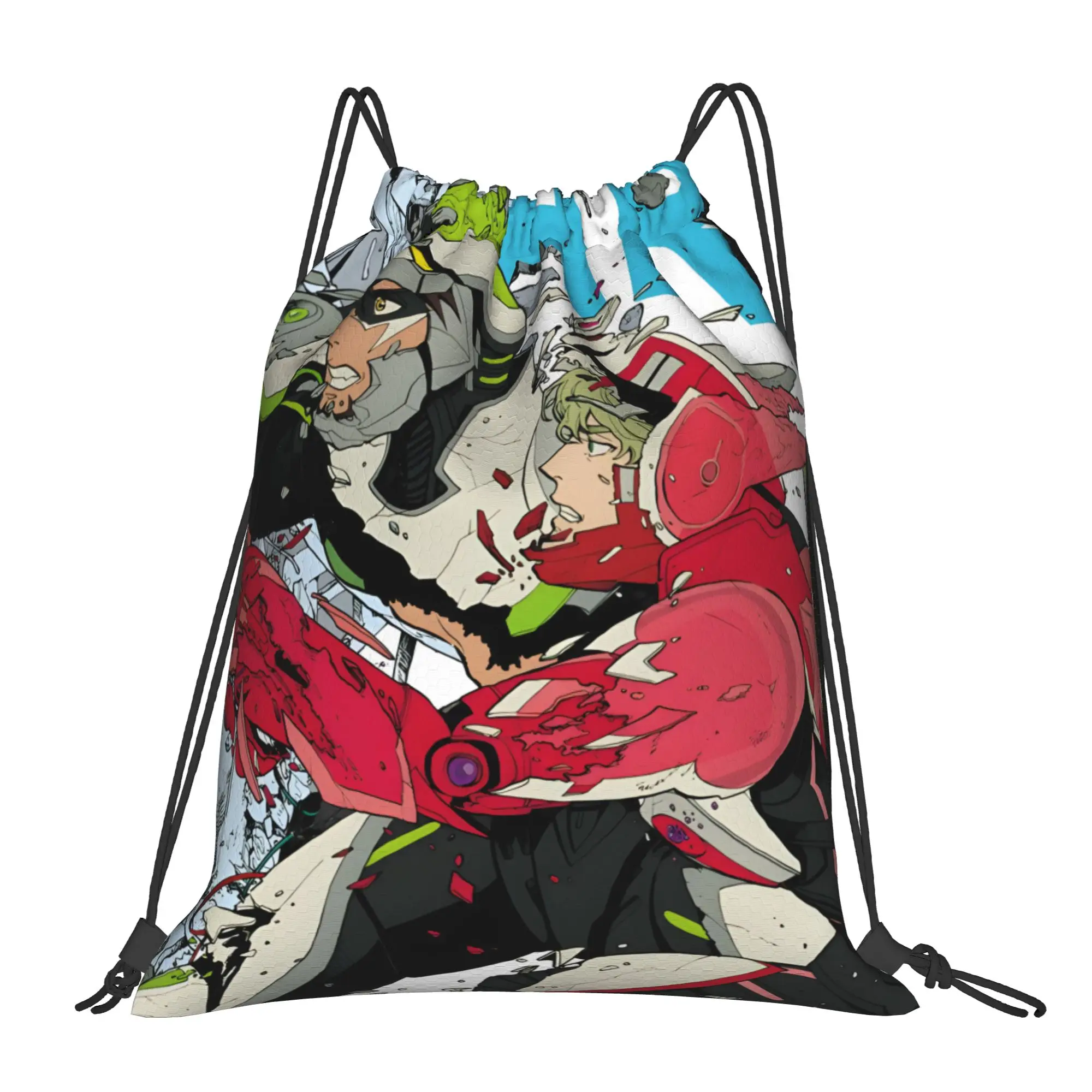 1 pc Tiger & Bunny Duo Tiger and Bunny Kawaii Drawstring Bags Travel Shoe Clothes Storage Multi-function Teen Portable