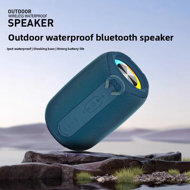 

Новый мини-сабвуфер Smart Audio для улицы с удобной цветной подсветкой, водонепроницаемый по стандарту IPX6, Bluetooth-колонка