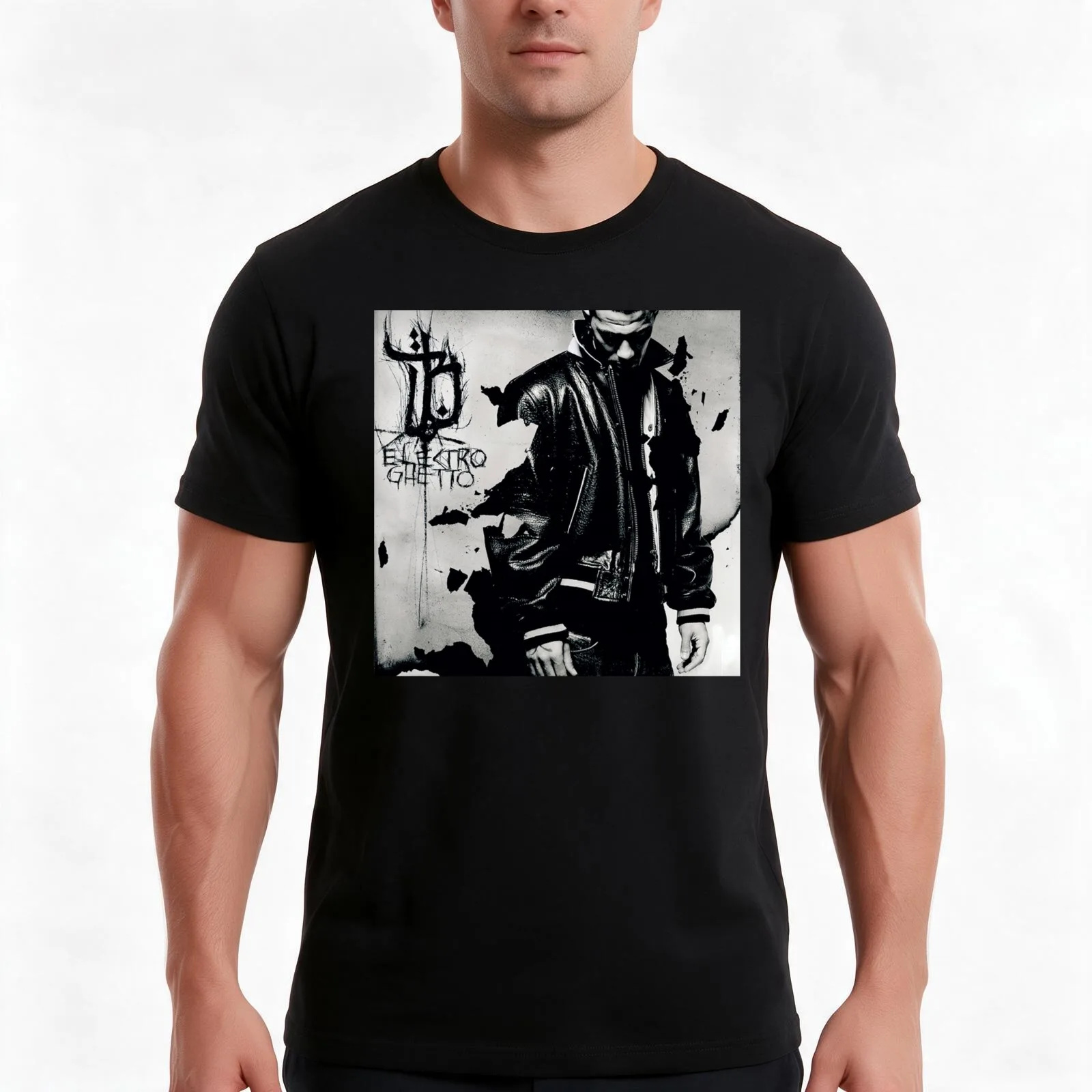 Bushido - Electro Ghetto album 2004 T-Shirt, Summer Casual Cotton Tee, Oversized Streetwear Tops, Vintage Graphic Print