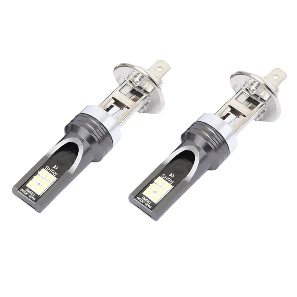 H1 3030 1200LM LED مجموعة تحويل المصباح لمبة السيارة الضباب القيادة الخفيفة 6500K