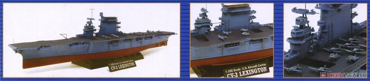 Trumpeter 05608 1/350 U.S.Navy Aircraft Carrier CV-2 Lexington 05/1942