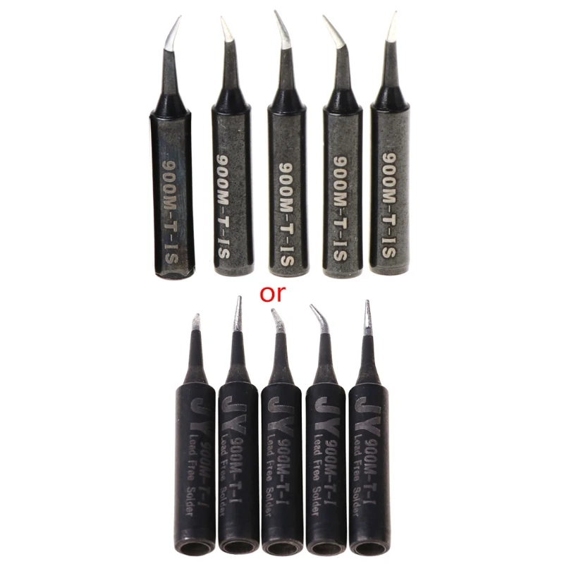 

5 Pcs Solder Soldering Iron Tip 900M-T-SI Lead Free For Hakko Saike 936 852d+ 90 DropShipping