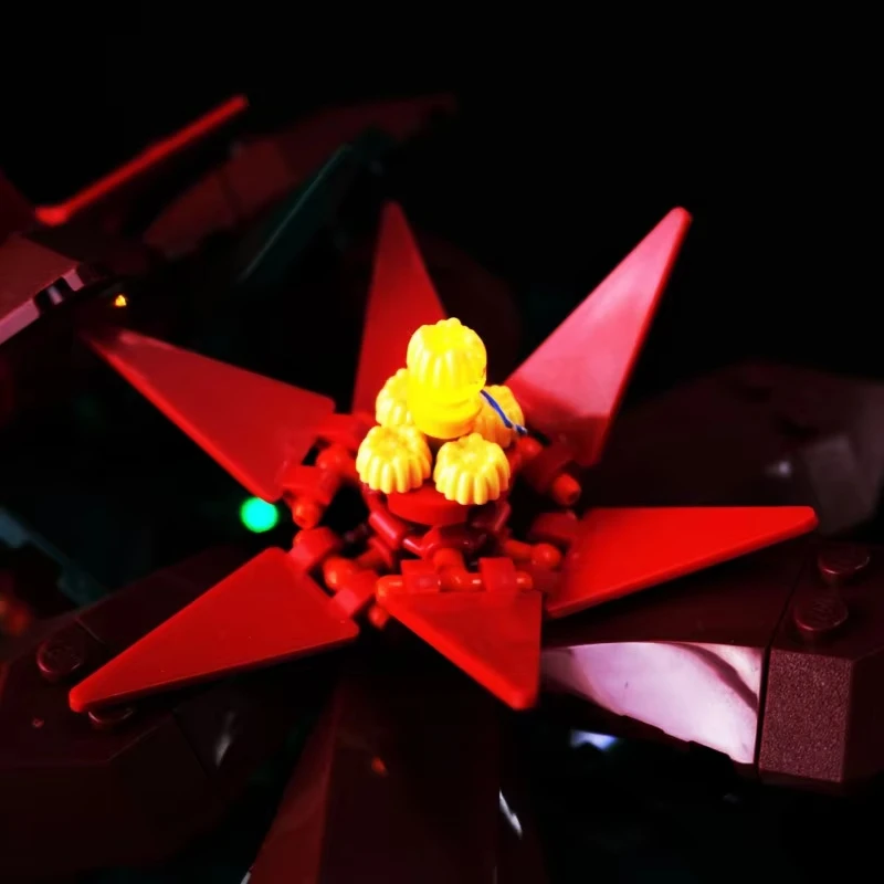 Kit de luz LED RC DIY para LEGO 10370 Poinsettia Building Brock Gift (apenas LED, sem tijolos)