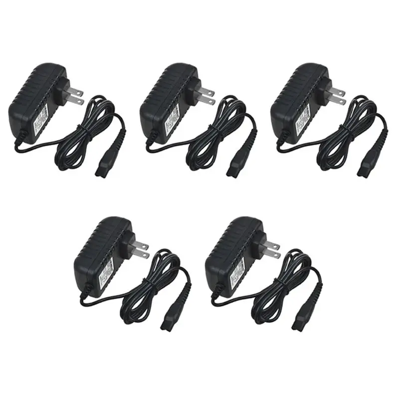 5X 5.4W 15V/0.36A Shaver Power Adapter For Shaver HQ8505 AT790 AT810(US Plug) A62X