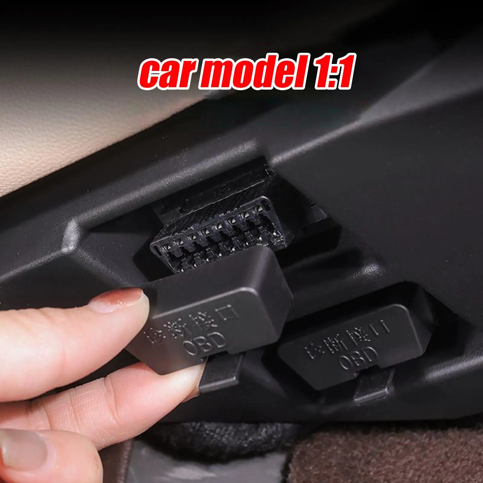 OBD Port Lock Cover, Anti-Theft Interface Protector for Car Diagnostic Socket, Universal Fit Security Cover for Auto Protection