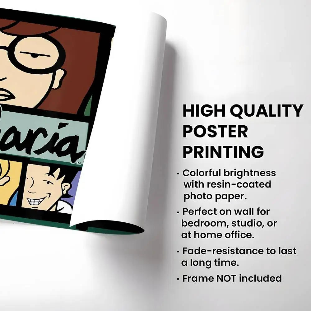 الكرتون فتاة D-داريا المشارك عالية الجودة طباعة ديكور المنزل جدار الفن جدارية غرفة زخارف للحانات