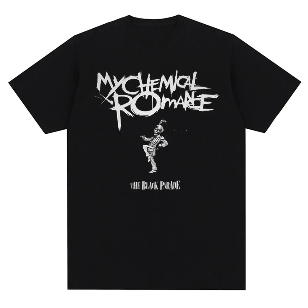 My Chemical Romance Mcr Band Printed T-shirts Oversized Summer High Quality Comfortabled Punk Emo Rock Summer Fashion Tops