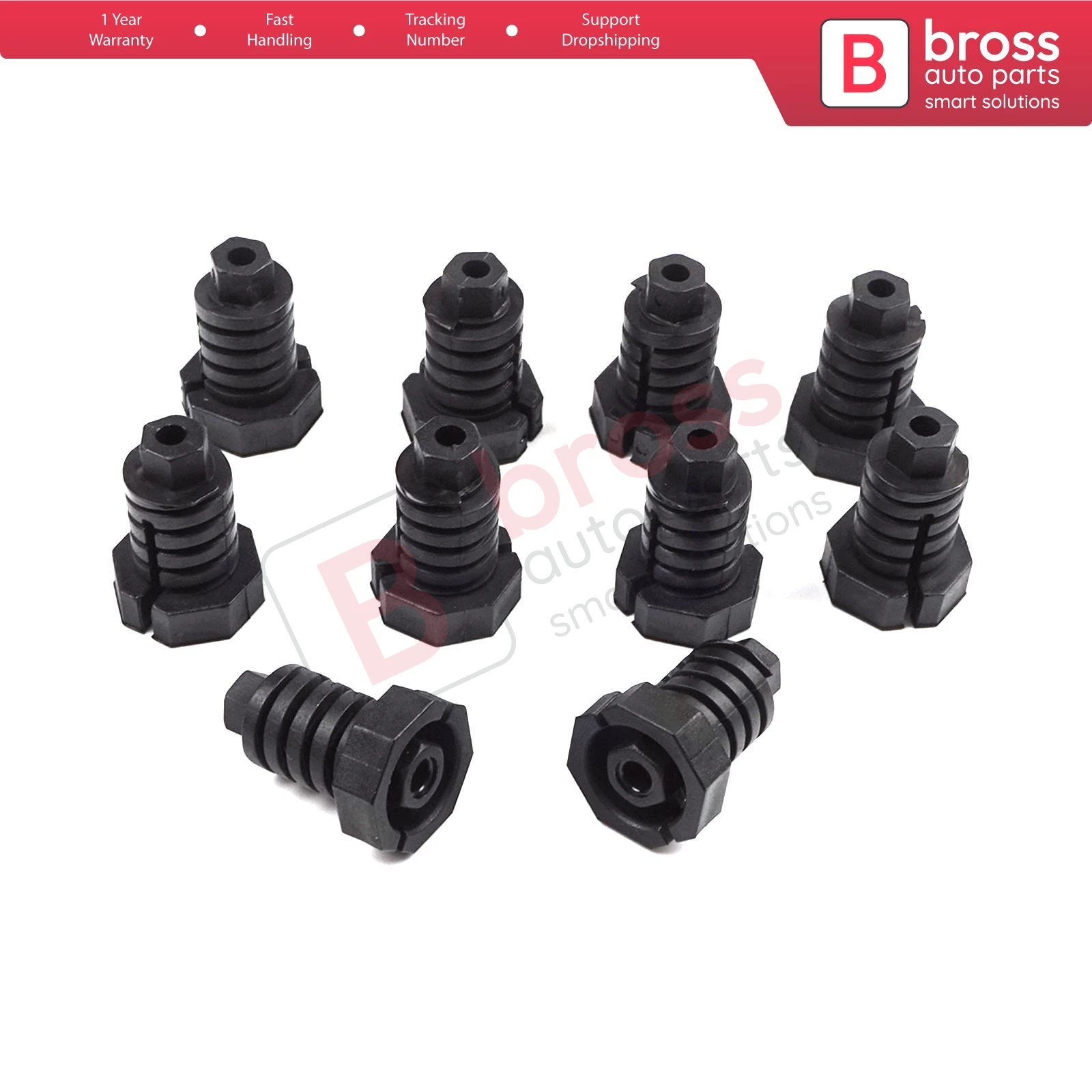 BCF209 10 Pieces Left or Right Headlight Mount Adjusting Adjuster Screw Bolt Fastener 63121387026 for BMW 3 E36 6 E63 E64 Z3 