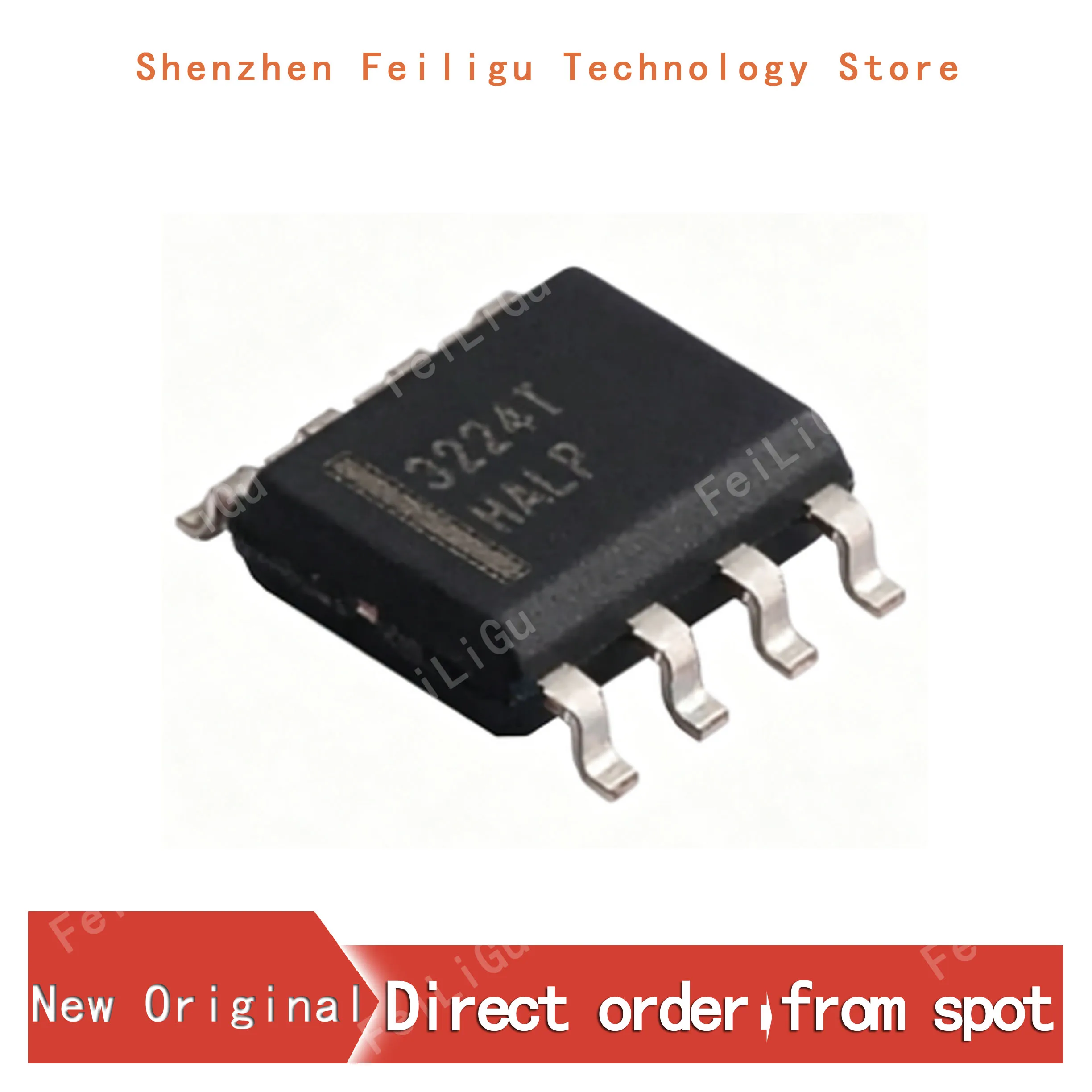 

5/15/30/50Pieces 100% Brand new genuin FAN3224TMX FAN3224TM FAN3224T FAN3224 Package:SOP8 Gate Driver Chip