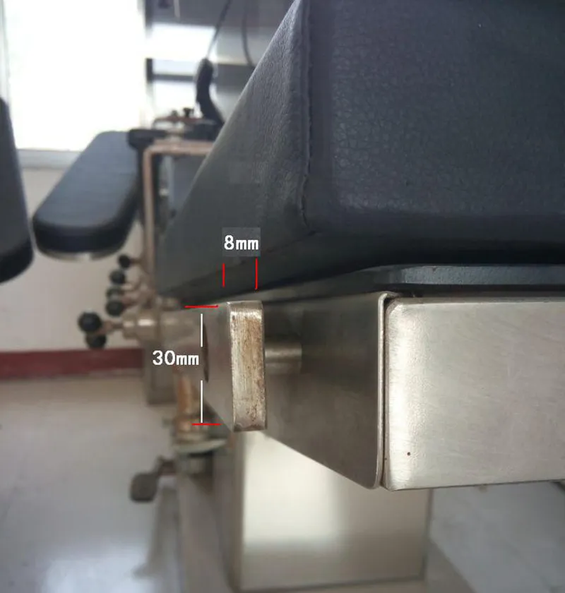 Surgical Table Rail Clamp & Slider Set – Stainless Steel Side Rail & Flat Bar Fixator for Operating Tables