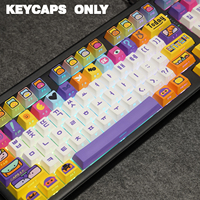 NPKC Hangul Double Shot Keycaps PBT Keycap Backlit Side Legends Korean Key Cap for MX Switches Mechanical Keyboard Caps 130 Keys