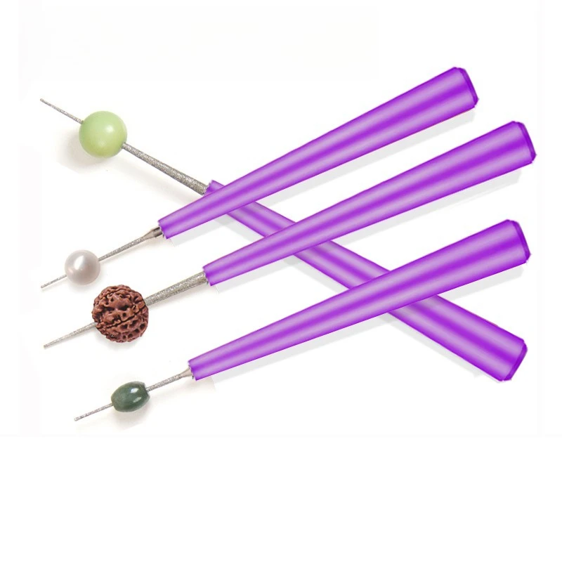 

Diamond Bead Reamer Set, Handheld Hole Enlarger Tool for Pearls, Gemstones, Agate & Beads, DIY Jewelry Making & Beading Crafts