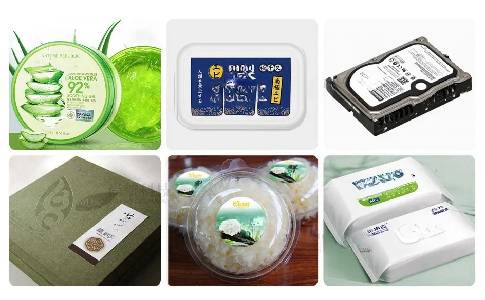 Industrial Automatic Flat Bag Label Applicator Stable Plane Labeling Machine For Food Packaging Price Date QR Code Sticker Print