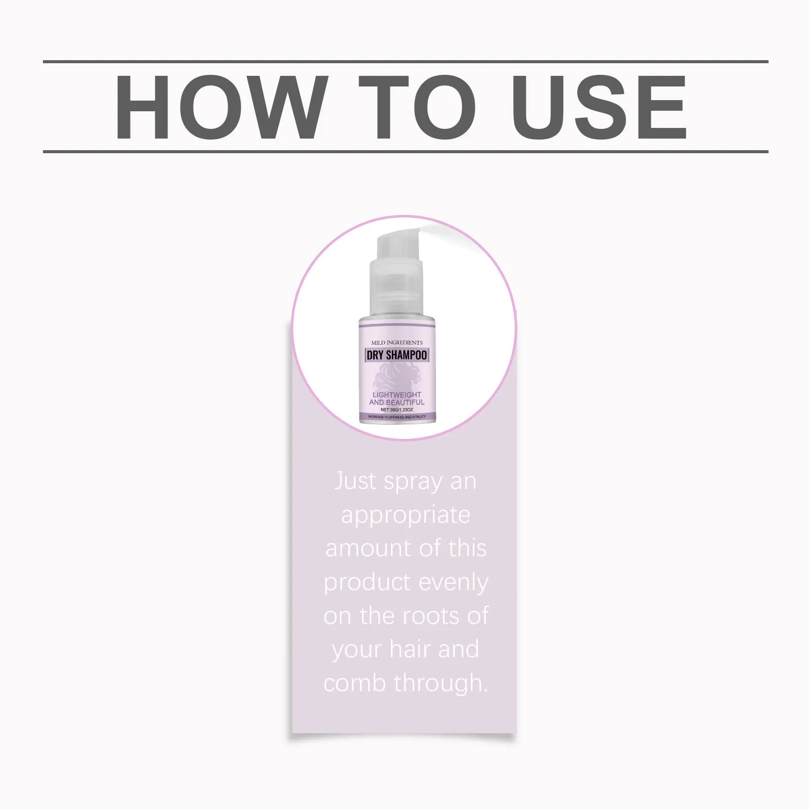 Portable Dry Shampoo Fast Oil Control Lifting Fluffy Hair Root No Rinse Instant Cleaning Travel Friendly Easy Use Dry Hair Spray