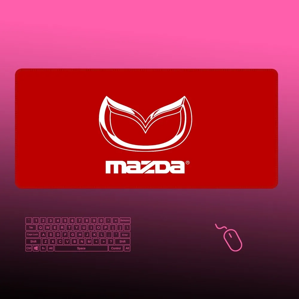 Mazdas Racing Car Mousepad Gaming 400x900 Locking Edge Big Gamer Large Rubber Art Computer Mousepad Laptop Desk Mat